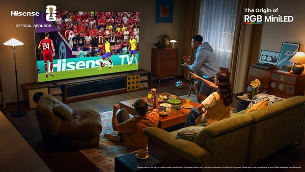 拉近球迷与赛场的距离：海信以显示技术创新提升2026年FIFA世界杯™观赛体验